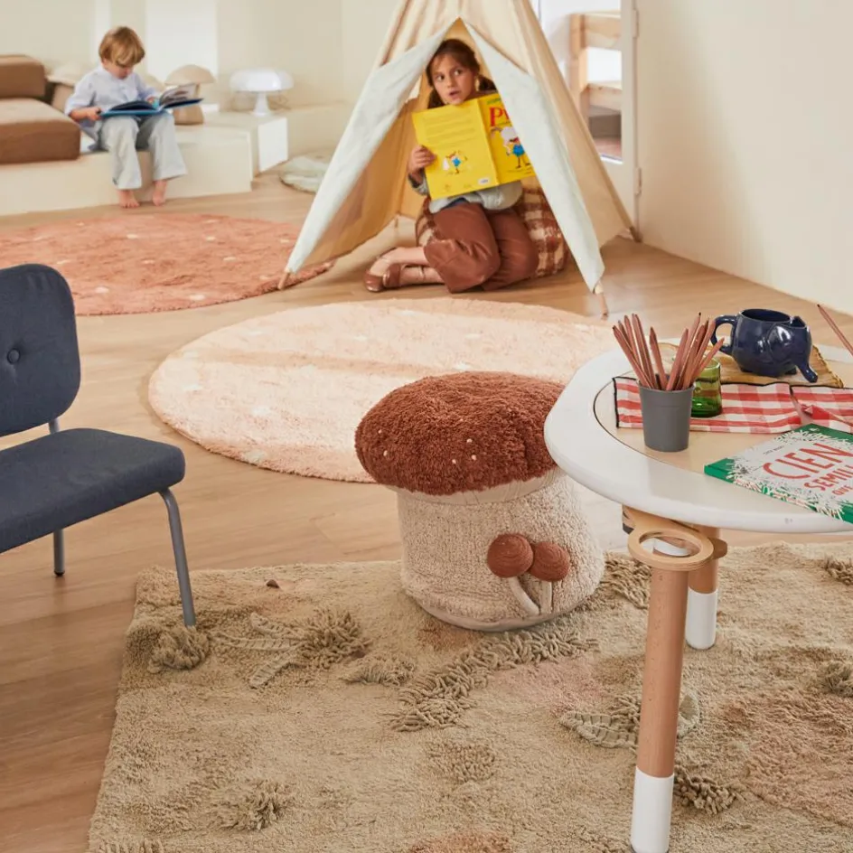 Tapis lavable Round Dot Rose (140 cm)|Lorena Canals Clearance