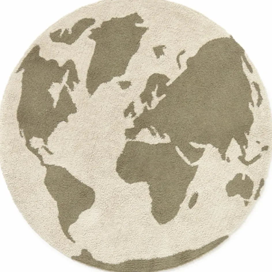 Tapis lavable RugCycled Carte du monde|Lorena Canals