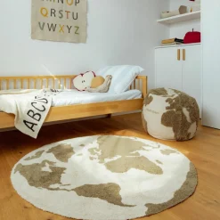 Tapis lavable RugCycled Carte du monde|Lorena Canals