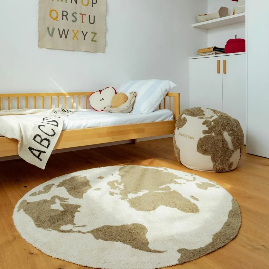 Tapis lavable RugCycled Carte du monde|Lorena Canals