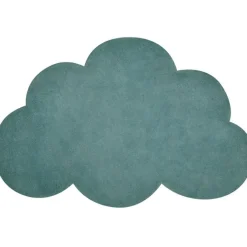 Best Lilipinso Tapis nuage en coton bleu canard (67 x 100 cm)