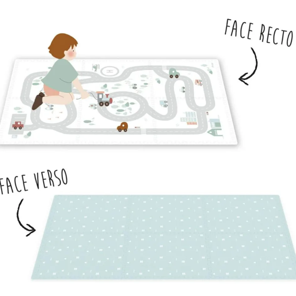 Tapis puzzle 3 en 1 Tiloo Road (120 x 180 cm)|Play&Go Sale