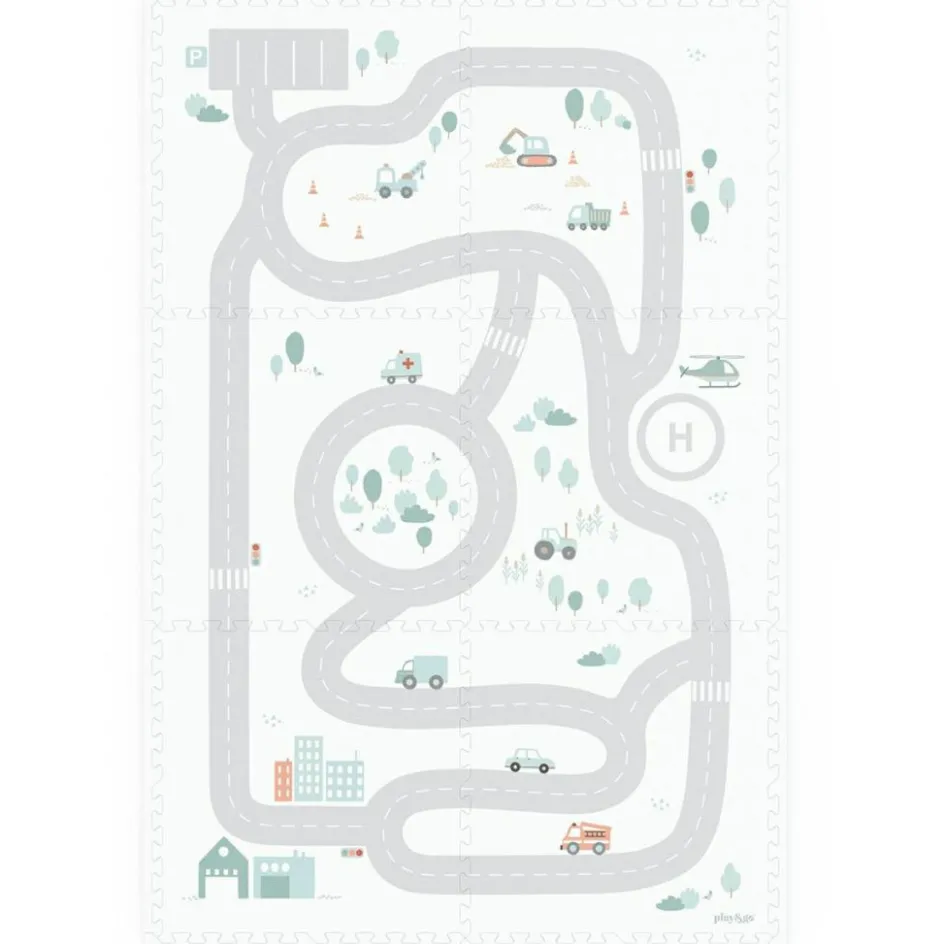 Tapis puzzle 3 en 1 Tiloo Road (120 x 180 cm)|Play&Go Sale