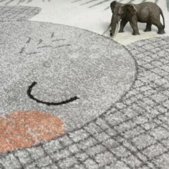 Discount Nattiot Tapis rectangulaire éléphant Junko (120 x 170 cm)