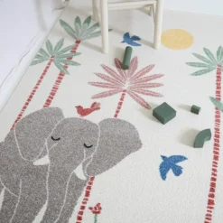 Discount Nattiot Tapis rectangulaire Mamalena (120 x 170 cm)