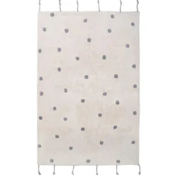 Best Nattiot Tapis rectangulaire Nümi Gris pois (100 x 150 cm)