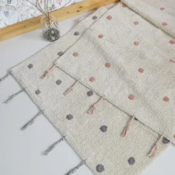 Best Nattiot Tapis rectangulaire Nümi Gris pois (100 x 150 cm)