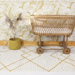 Hot Nattiot Tapis rectangulaire Viktor Lemon S bohème (100 x 150 cm)