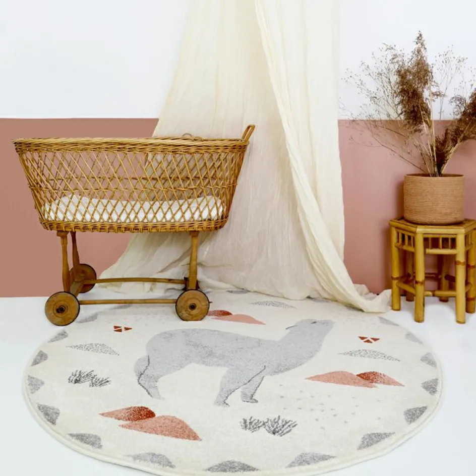 Best Nattiot Tapis rond Andina Lama (135 cm)