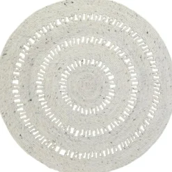 Nattiot Tapis rond Bibek naturel (110 cm)