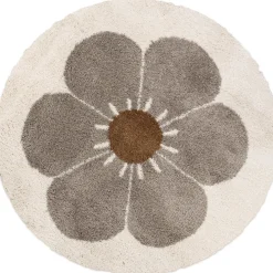 Online Nattiot Tapis rond Bohemian daisy taupe