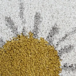 Tapis rond Bohemian daisy beige|Nattiot Online