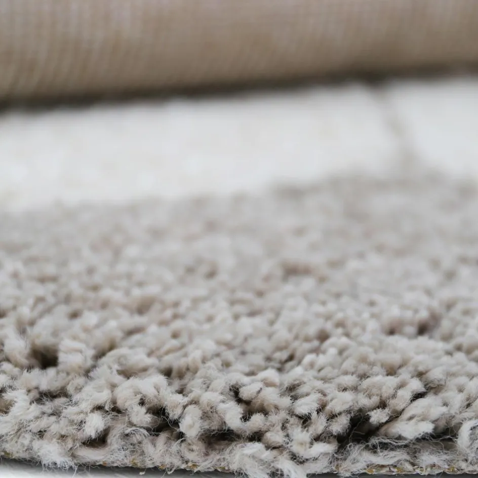 Tapis rond Bohemian daisy beige|Nattiot Online