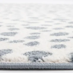 Tapis rond léopard Maldä blue (120 cm)|Nattiot Best