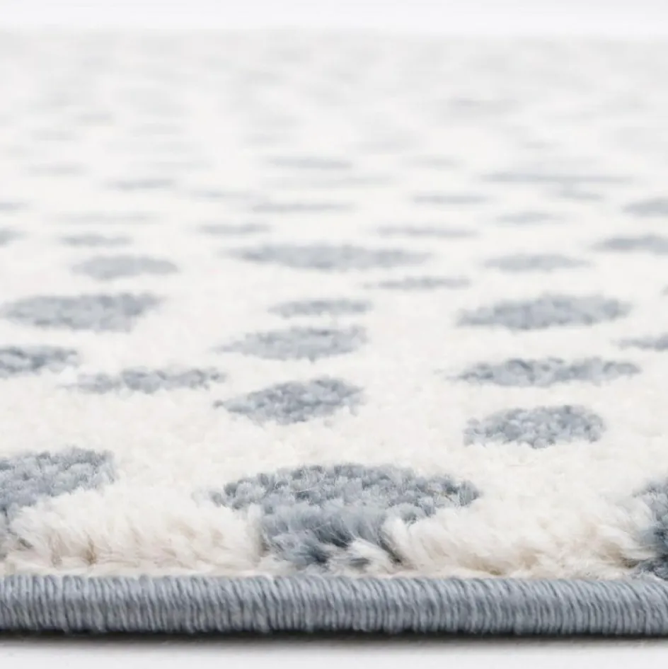 Tapis rond léopard Maldä blue (120 cm)|Nattiot Best