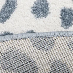 Tapis rond léopard Maldä blue (120 cm)|Nattiot Best