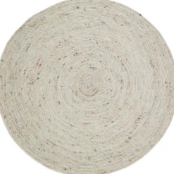 Tapis rond Neethu Avoine S (110 cm)|Nattiot Online