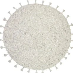 Best Nattiot Tapis rond Nila écru (110 cm)