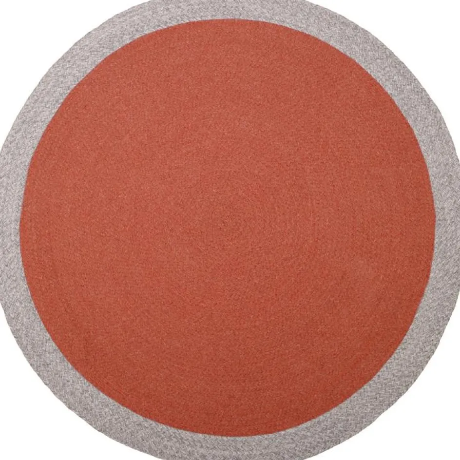 Tapis rond Nolan rouge (120 cm)|Nattiot Best