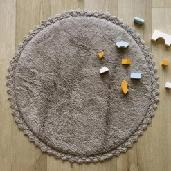Best Nattiot Tapis rond Perla Gris (110 cm)