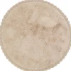 Tapis rond Perla nude (110 cm)|Nattiot