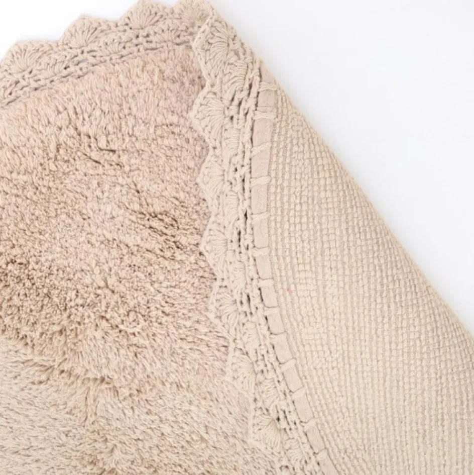 Tapis rond Perla nude (110 cm)|Nattiot