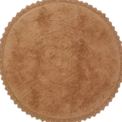 Tapis rond Perla Toffee (110 cm)|Nattiot Clearance