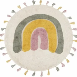Tapis rond Rainbow Moss (110 cm)|Nattiot New