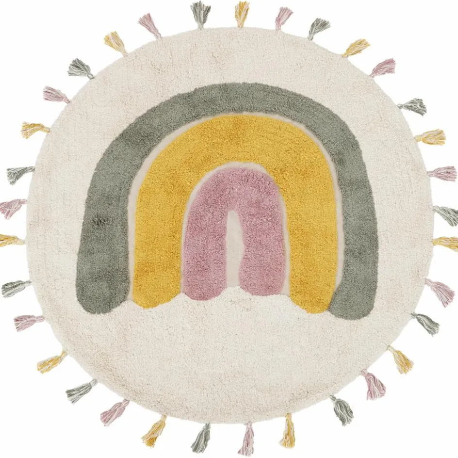 Tapis rond Rainbow Moss (110 cm)|Nattiot New