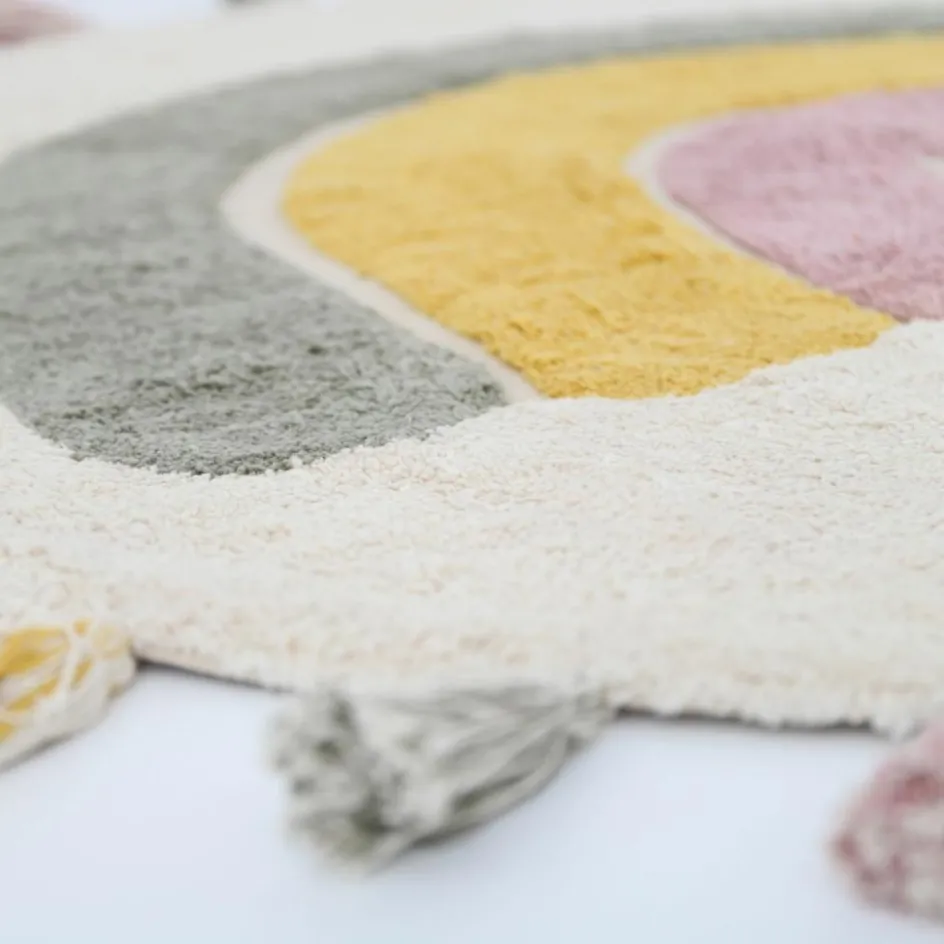 Tapis rond Rainbow Moss (110 cm)|Nattiot New