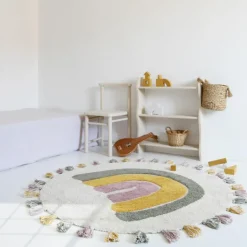 Tapis rond Rainbow Moss (110 cm)|Nattiot New