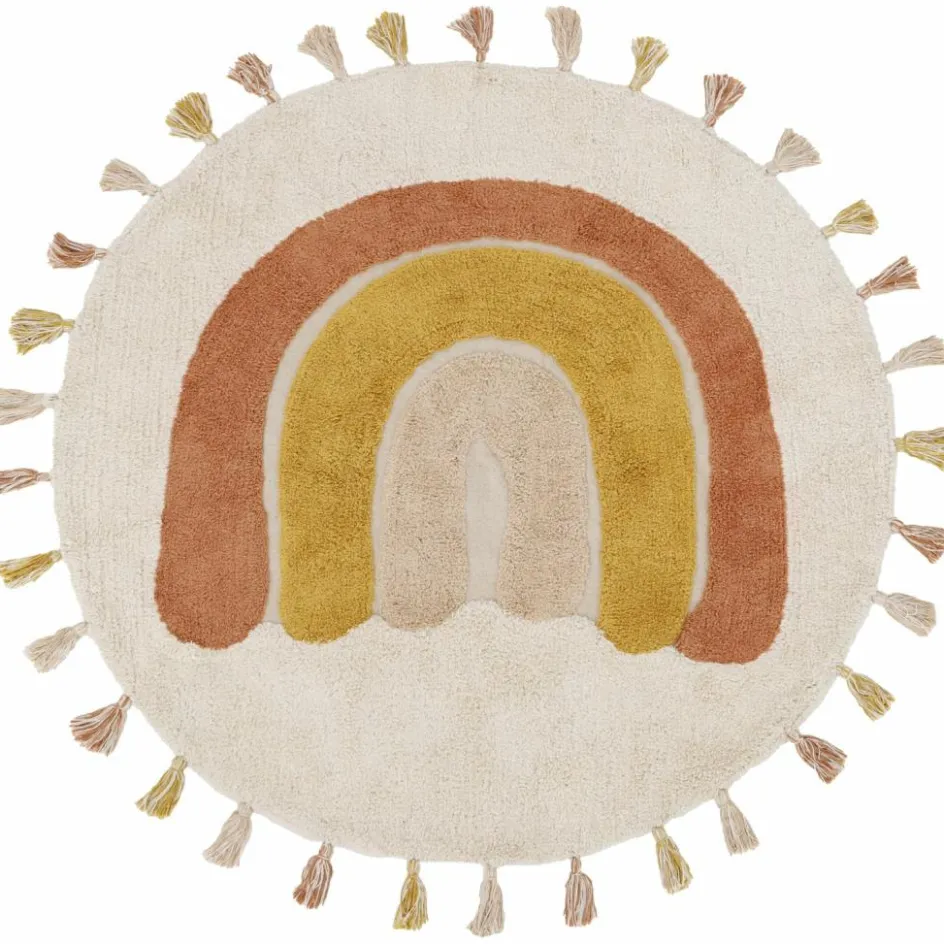 Tapis rond Rainbow Toffee (110 cm)|Nattiot Sale