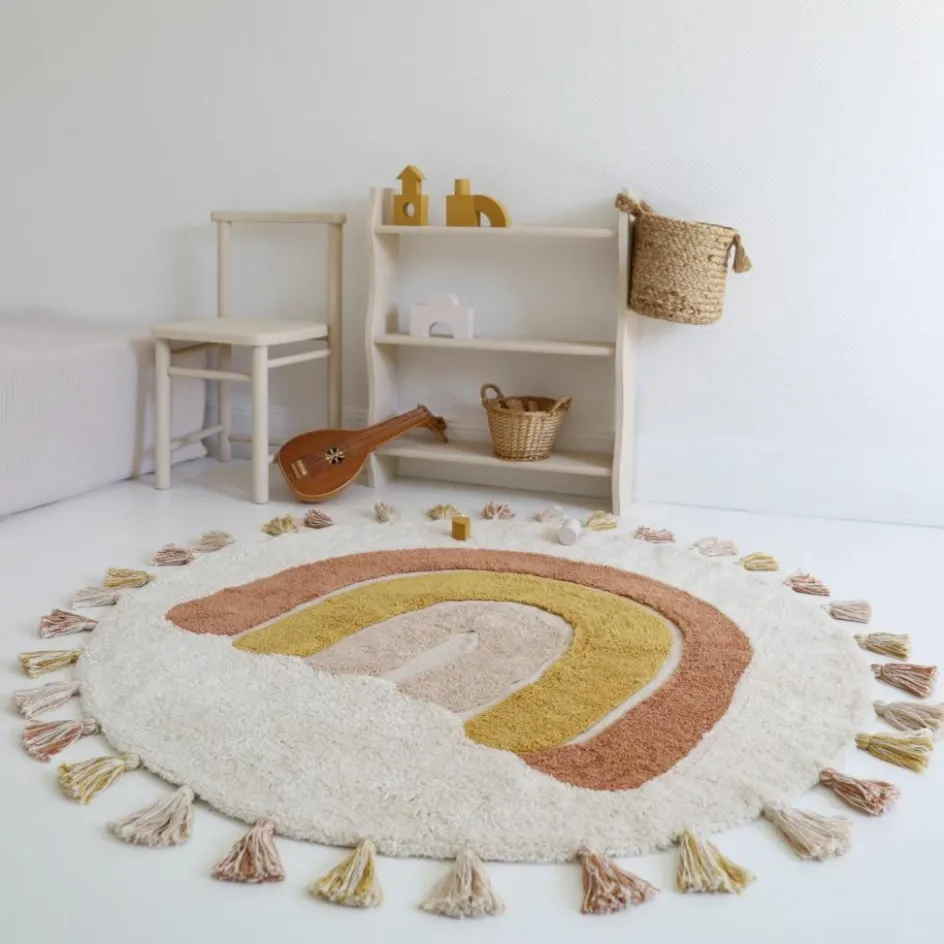 Tapis rond Rainbow Toffee (110 cm)|Nattiot Sale