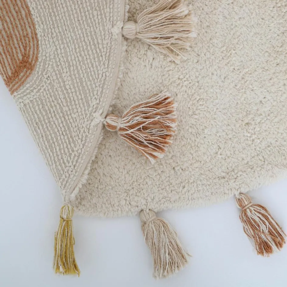 Tapis rond Rainbow Toffee (110 cm)|Nattiot Sale