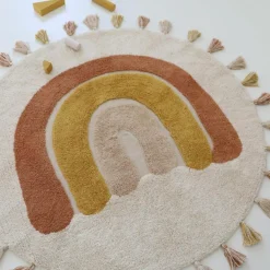 Tapis rond Rainbow Toffee (110 cm)|Nattiot Sale