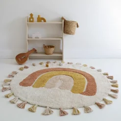 Tapis rond Rainbow Toffee (110 cm)|Nattiot Sale