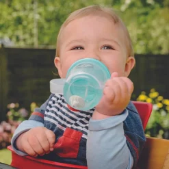 Sale TUM TUM Tasse antifuite avec paille lestée Ourson bleu (200 ml)