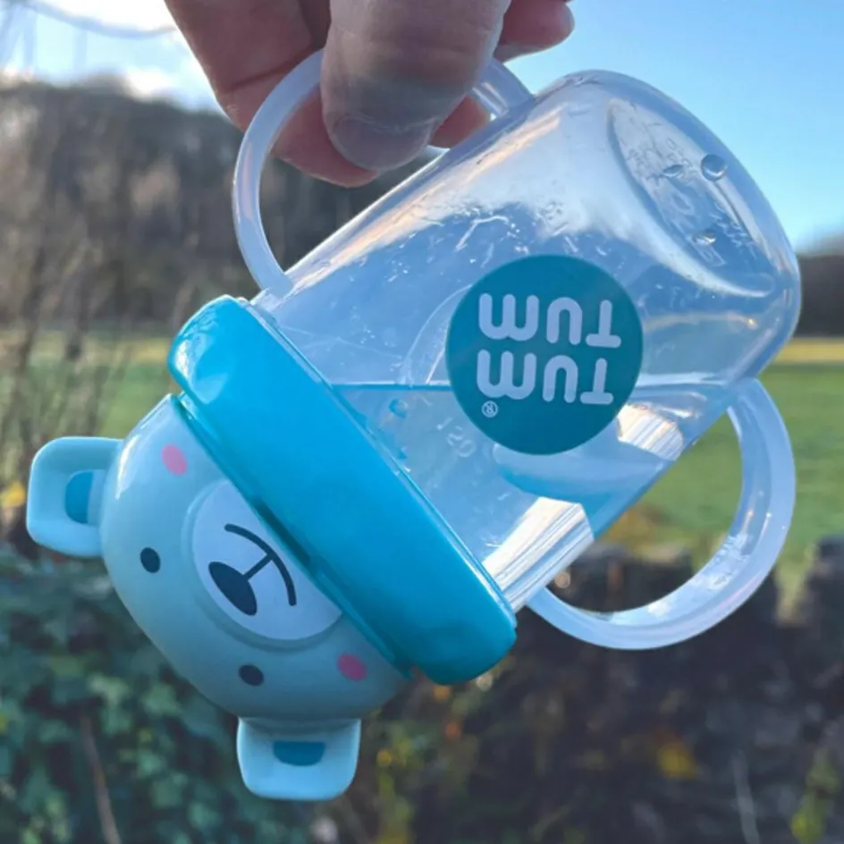 Sale TUM TUM Tasse antifuite avec paille lestée Ourson bleu (200 ml)