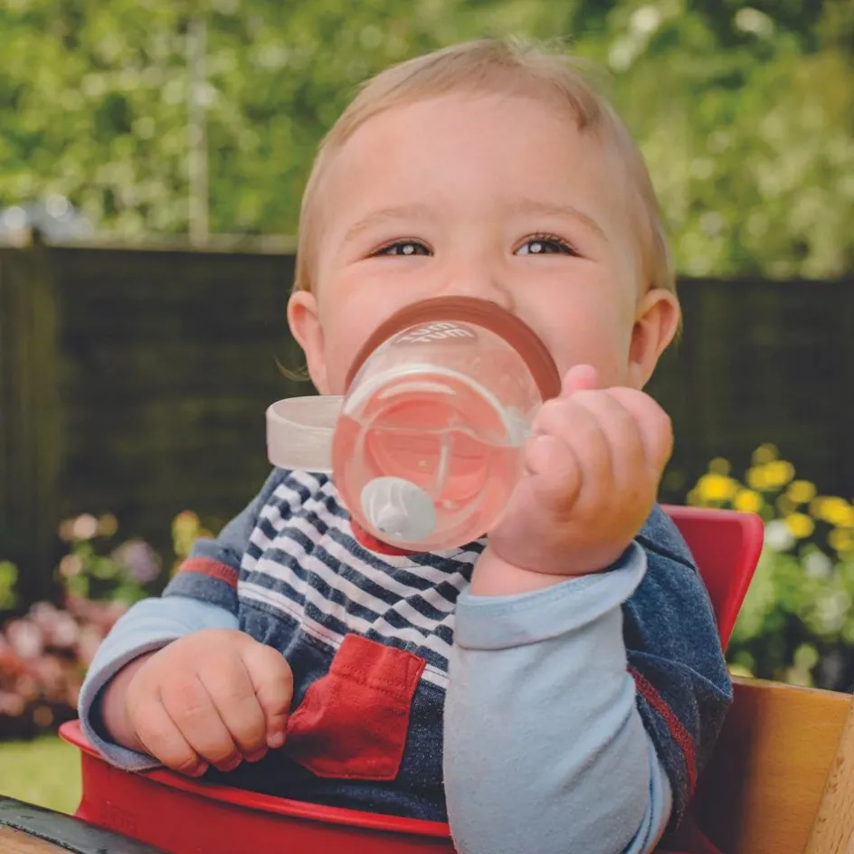 Clearance TUM TUM Tasse antifuite avec paille lestée Renard (200 ml)