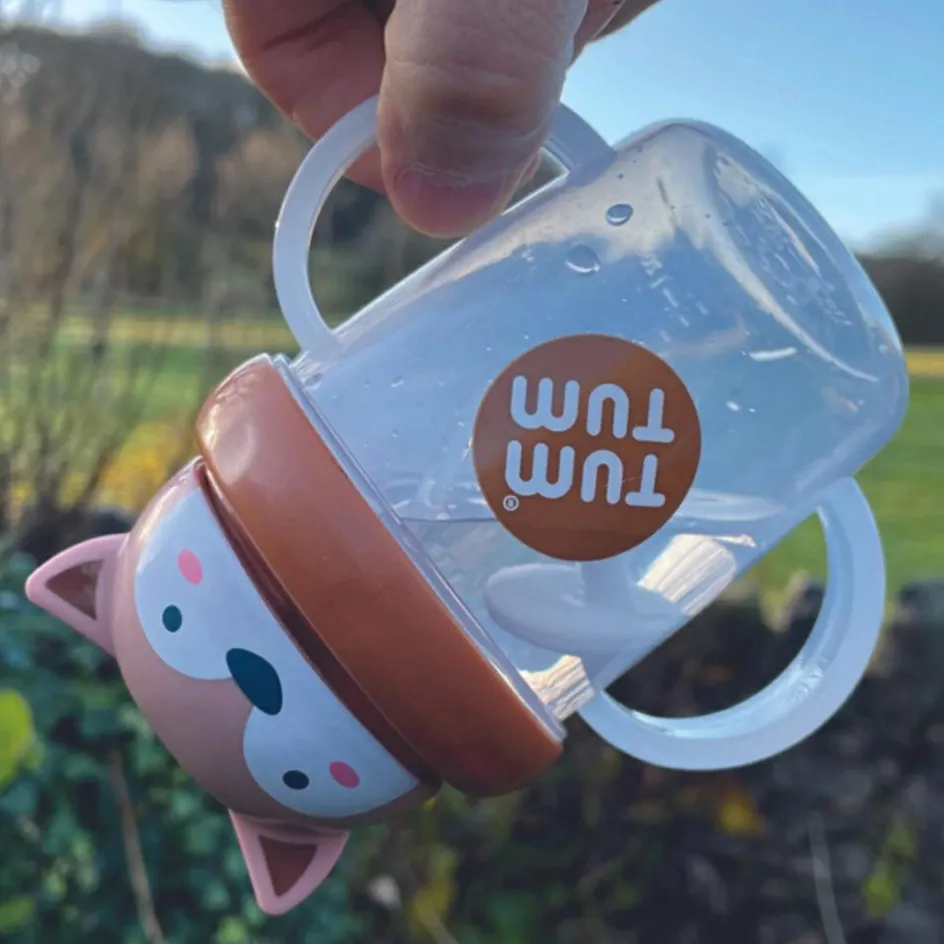 Clearance TUM TUM Tasse antifuite avec paille lestée Renard (200 ml)