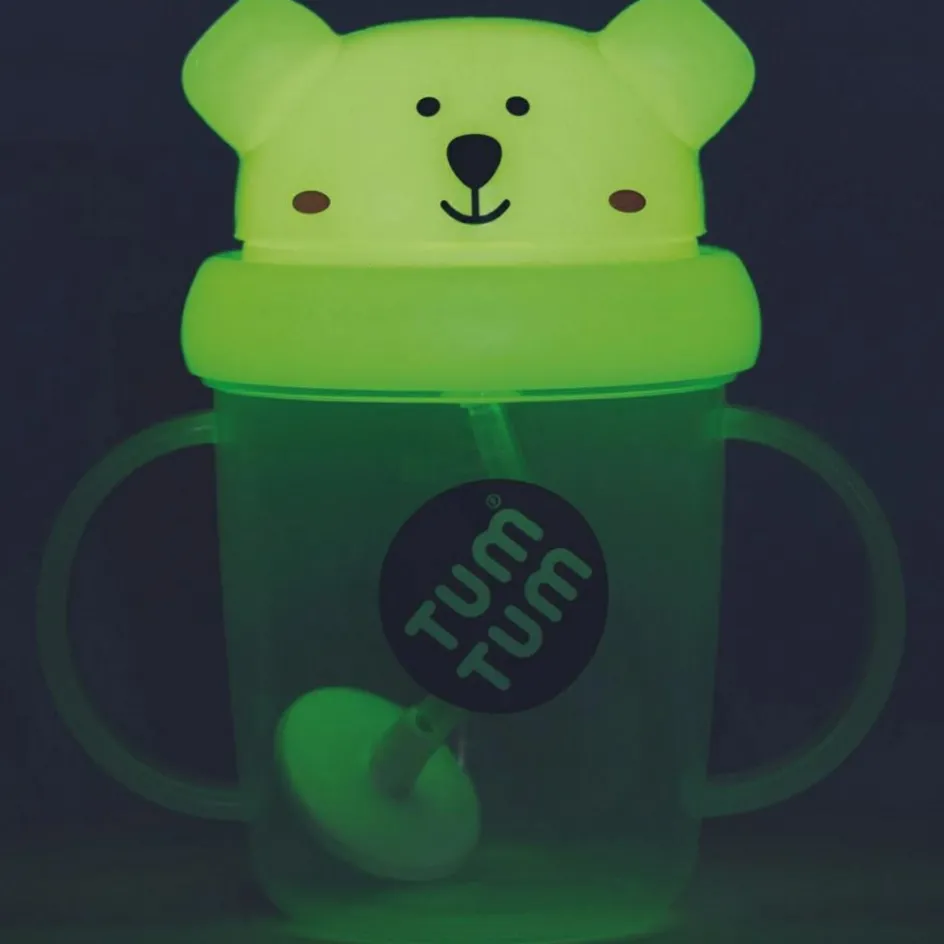Online TUM TUM Tasse antifuite avec paille lestée Ours phosphorescente (200 ml)