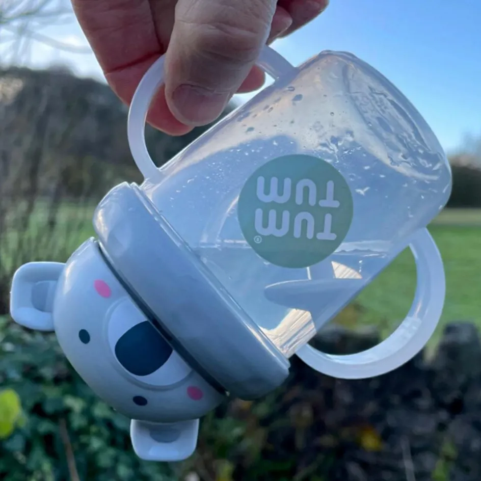 Tasse antifuite avec paille lestée Koala (200 ml)|TUM TUM Online