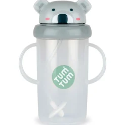 Tasse antifuite avec paille lestée Koala (300 ml)|TUM TUM Best