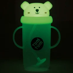 Outlet TUM TUM Tasse antifuite avec paille lestée Ours phosphorescente (300 ml)