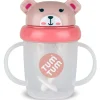 Best TUM TUM Tasse antifuite avec paille lestée Ourson Rose (200 ml)