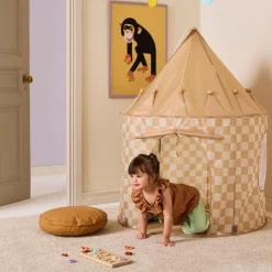 Tente de jeu Jaune à carreaux|Kid's Concept Best