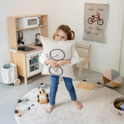 Tenture murale Cool kids ride bikes (45 x 70 cm)|Lorena Canals Outlet