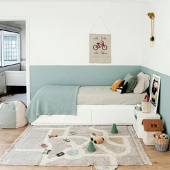 Tenture murale Cool kids ride bikes (45 x 70 cm)|Lorena Canals Outlet