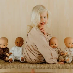 Tenue pour poupée Gaze Léopard (sans col)|Atelier Wagram New