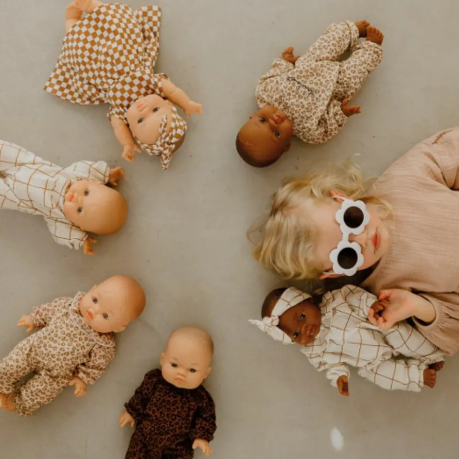 Tenue pour poupée Gaze Léopard (sans col)|Atelier Wagram New